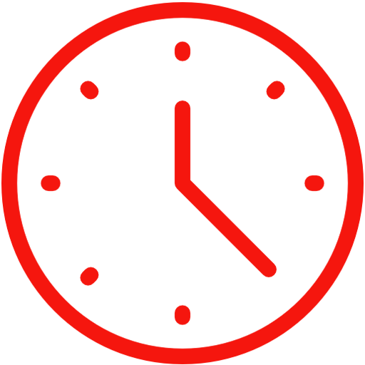 Clock icon representing 24/7 customer care for emergency fuel recovery in Sydney
